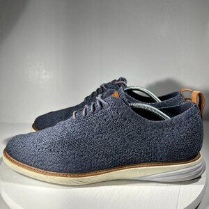 Cole Haan Grand Mens Size 11 M Shoes Casual Knit Fashion Sneaker Blue Stitchlite